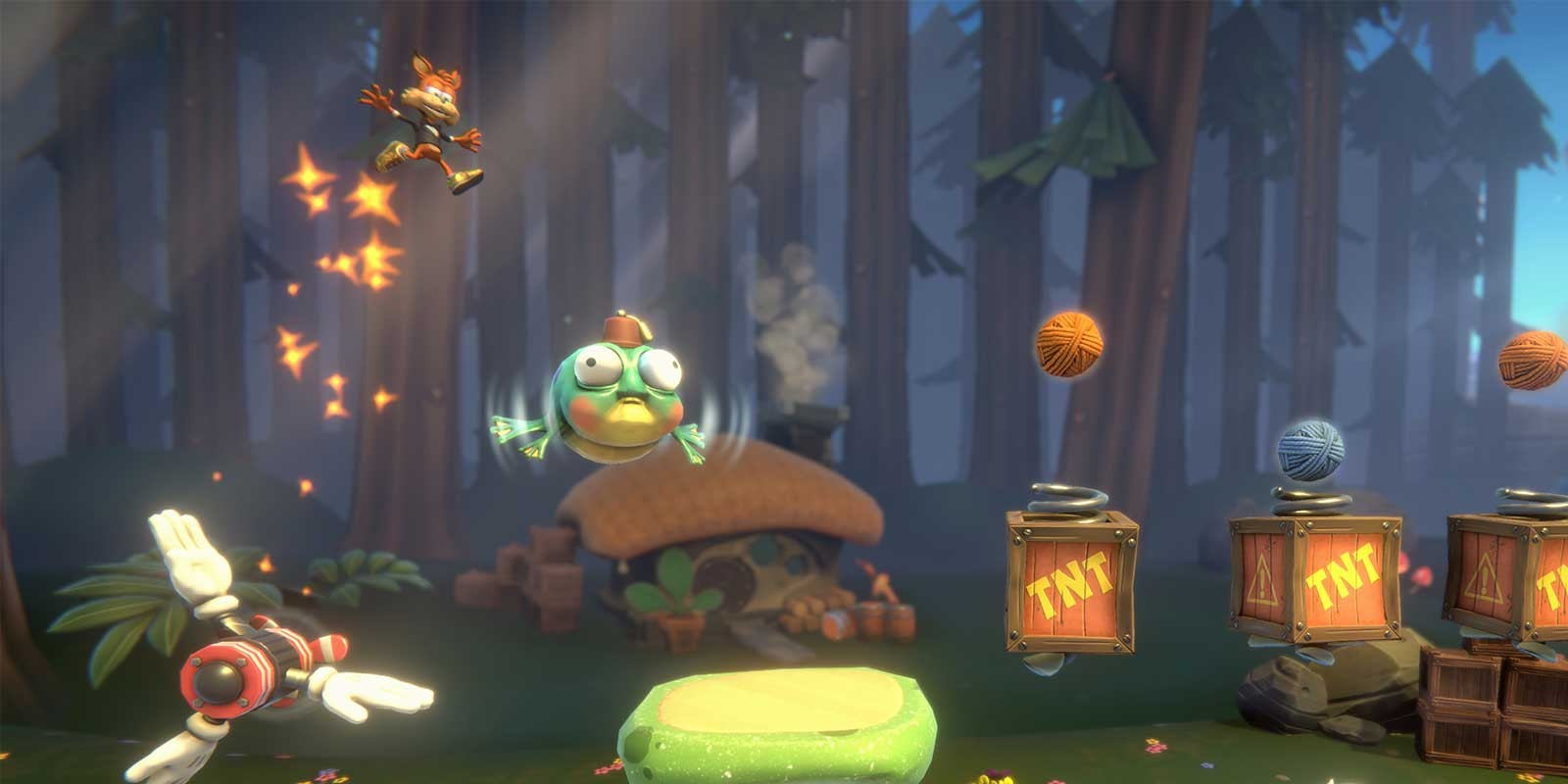 Bubsy: Paws on Fire có đồ họa hoạt hình hết sức dễ thương