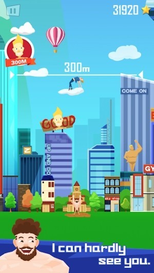 Game tung người lên cao Buddy Toss vui nhộn và hài hước
