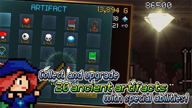 Thu thập và nâng cấp hơn 20 đồ tạo tác