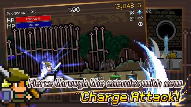 Đánh bại mọi kẻ thù với đòn tấn công Charge Attack mới