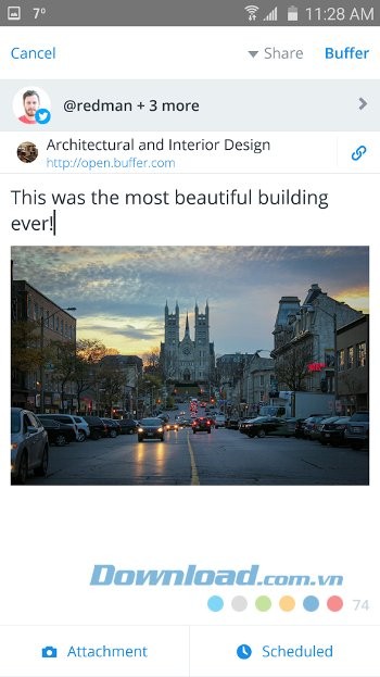 Đặt lịch hiển thị cho bài đăng