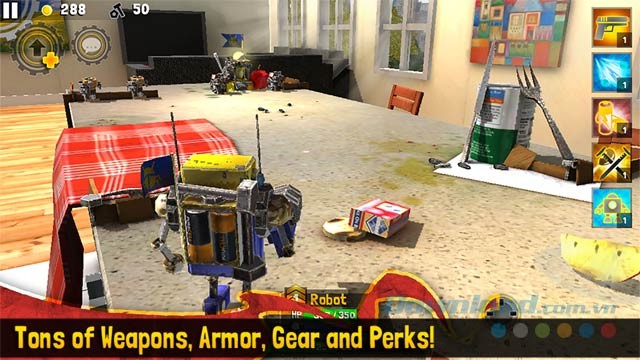 Hàng loạt trang bị, vũ khí và áo giáp