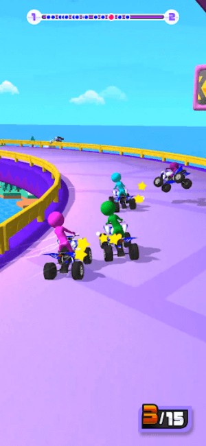 Buggy Rush cho bạn tham gia cuộc đua cùng nhiều đối thủ khác