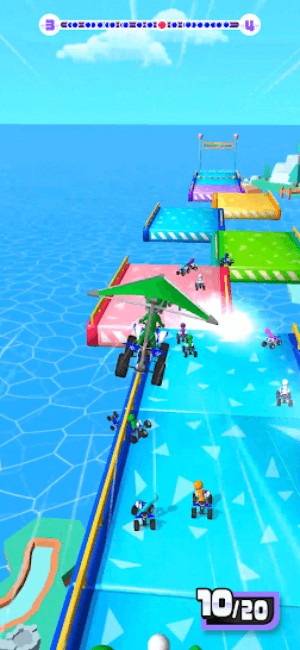 Bay bằng dù để vượt lên trước đối thủ