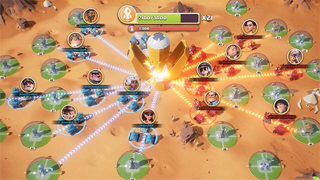 Hợp tác với đồng minh trong những trận chiến không gian đầy kịch tính của Build Master: MarsVille