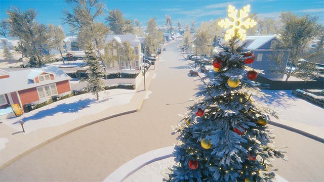 Builder Simulator 1.2 mang không khí Giáng Sinh vui tươi và sôi động vào các công trình xây dựng