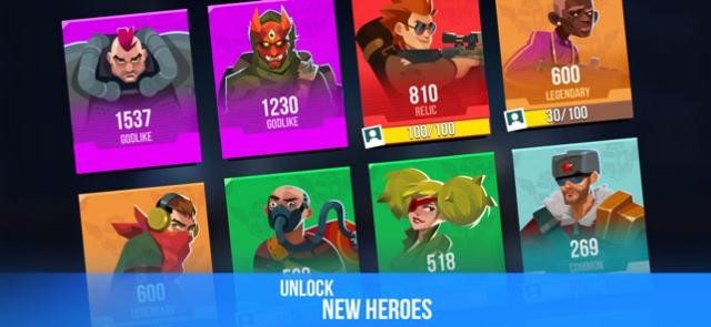 Mở khóa các anh hùng mới