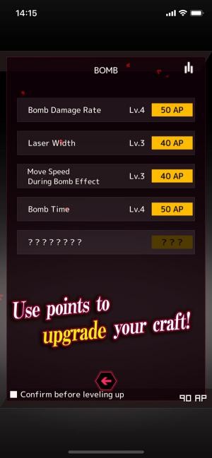 Sử dụng điểm để nâng cấp phi thuyền