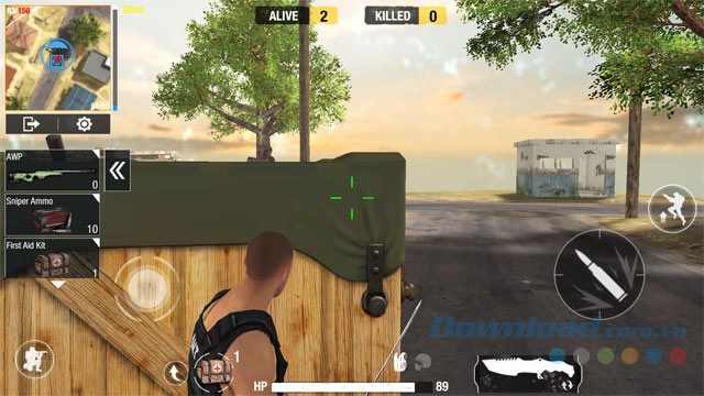 Giao diện game Bullet Strike: Battlegrounds cho iOS
