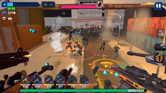 Trò chơi là sự kết hợp độc đáo của lối chơi hành động FPS và idle