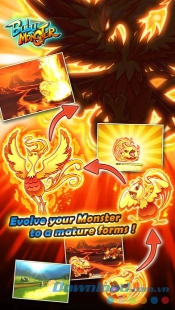 Nâng cấp sức mạnh và năng lực cho quái