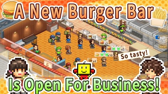 Quản lý cửa hàng đồ ăn nhannh của bạn trong game Burger Bistro Story