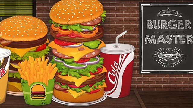Burger Master là game nấu ăn vui nhộn dành cho trẻ em, bạn gái