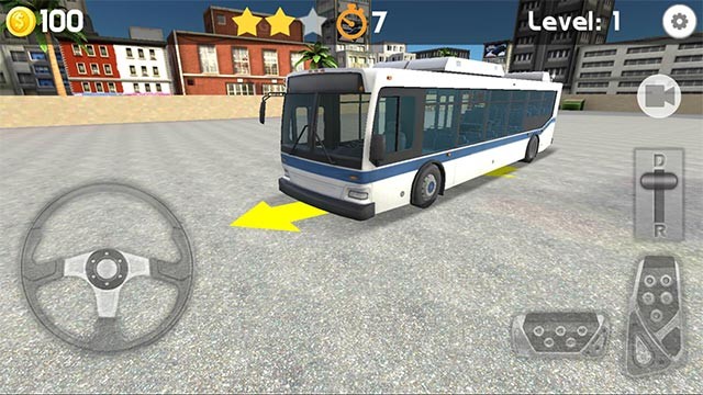 Bus Parking 3D là trò chơi mô phỏng lái xe kết hợp đỗ xe buýt sinh động trên nền đồ họa 3 chiều