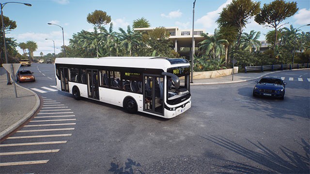 Lái xe bus trên các con phố thuộc Bán đảo Iberia xinh đẹp