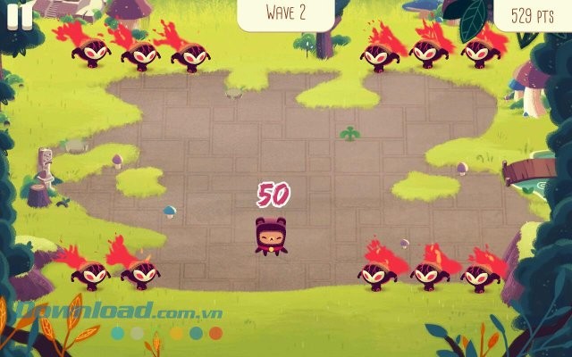 Giao diện màn chơi game Bushido Bear