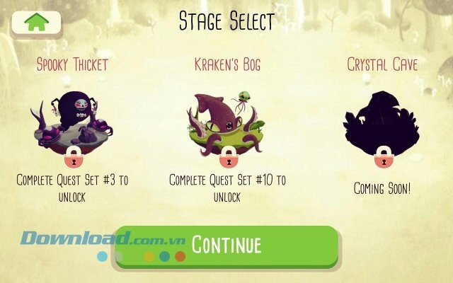 Mở khóa các màn chơi trong game Bushido Bear