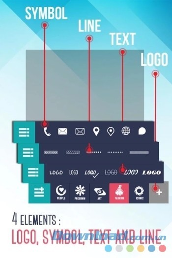 Thêm các yếu tố trên card