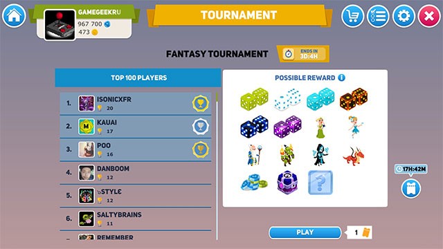 Business Tour game liên tục tung ra các giải đấu để người chơi có cơ hội cạnh tranh với đối thủ mạnh