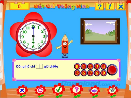 Quan sát đồng hồ