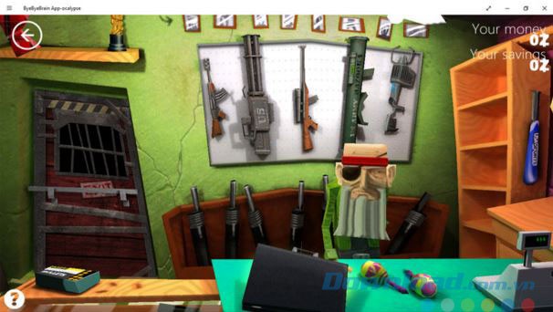 Nâng cấp vũ khí cho nhân vật