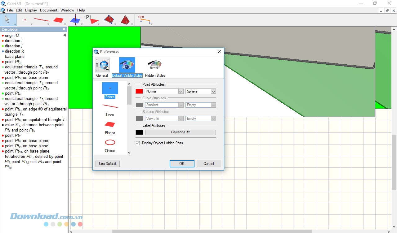 Các lựa chọn thiết lập cài đặt