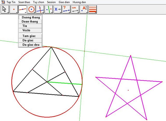 Cabri II Plus tiếng Việt