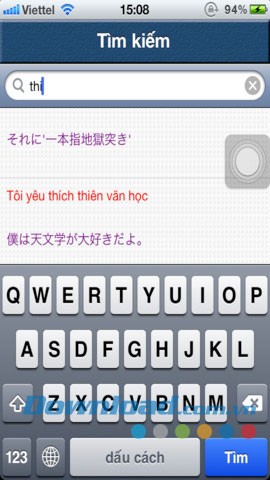 Các cặp câu song ngữ Việt - Nhật for iOS