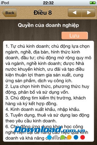 Các luật về kinh doanh for iOS