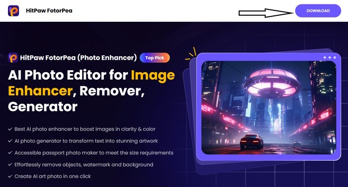 Hướng dẫn cài đặt và nâng cấp ảnh với HitPaw FotorPea