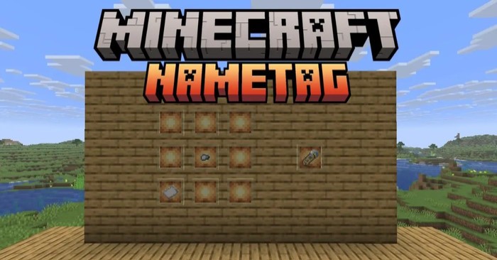 Cách Chế Tạo Thẻ Tên Trong Minecraft