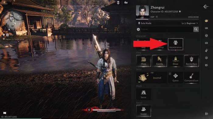 Cách Chỉnh Sửa Ngoại Hình Nhân Vật Trong Where Winds Meet