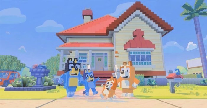 Hướng dẫn chơi DLC Bluey's House trong Minecraft