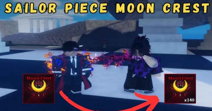 Cách có Moon Crest trong Sailor Piece