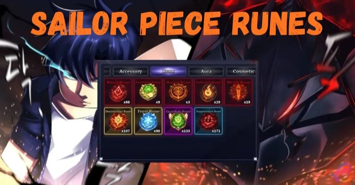 Cách có tất cả Rune trong Sailor Piece
