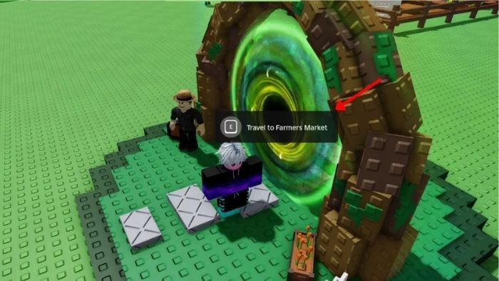 Giao dịch tại Farmers Market trong Grow a Garden