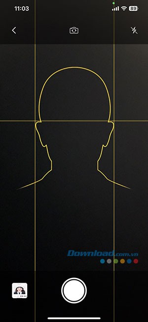 Phần ranh giới giúp người dùng chỉnh sửa hình ảnh chủ yếu khi chụp trực tiếp trong ứng dụng