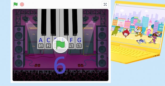 Hướng dẫn làm game Piano đơn giản với Scratch