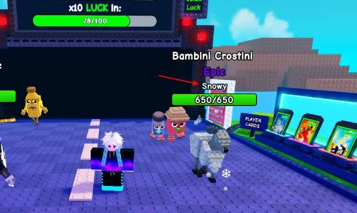 Hướng dẫn làm người tuyết trong Plants vs Brainrots