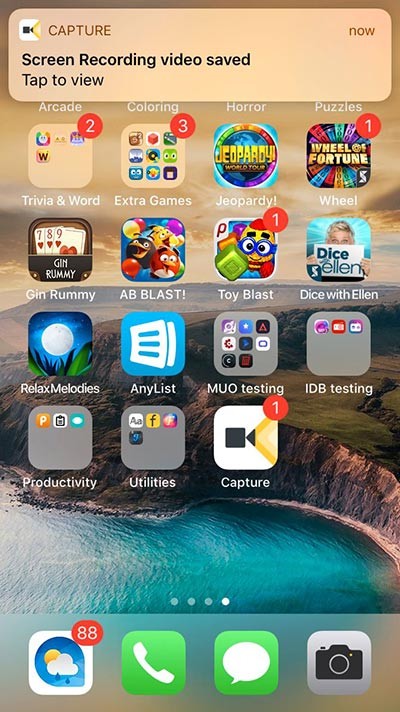 Thông báo từ TechSmith iPhone