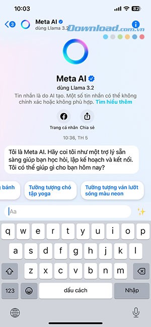 cach su dung meta ai trong facebook messenger 4*500279