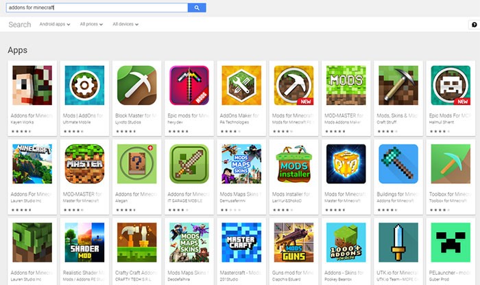 Có rất nhiều ứng dụng của bên thứ 3 để cài đặt mod cho Minecraft PE