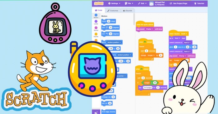 Hướng dẫn tạo game nuôi thú ảo đơn giản trong Scratch