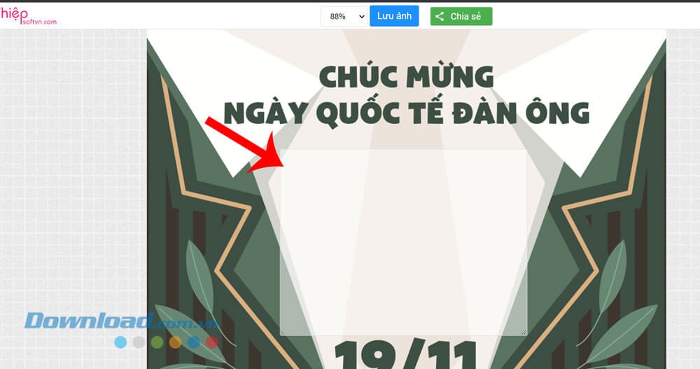 Tạo Thiệp Mừng Ngày Quốc tế Đàn ông Trực Tuyến Dễ Dàng