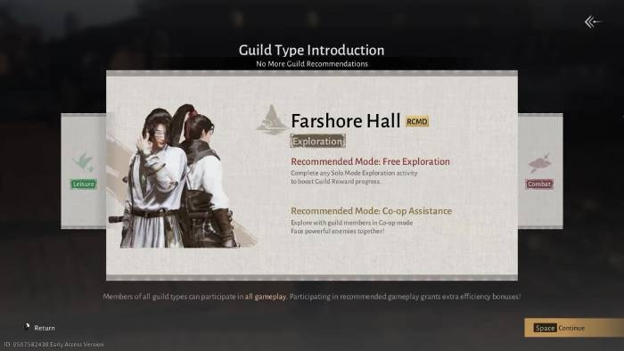 Cách tạo và tham gia bang hội trong Where Winds Meet