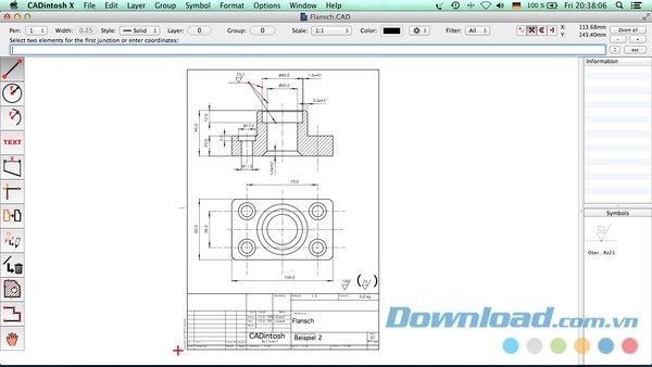 CADintosh cho Mac là phần mềm vẽ kỹ thuật tối ưu trên máy tính Apple