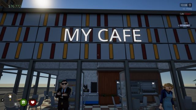 Kinh doanh tiệm cà phê, quán bar và thống trị thành phố ngầm trong Cafe Life Simulator
