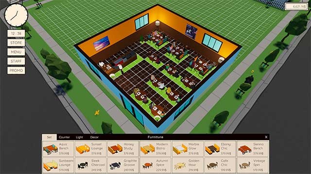 Tự do bố trí và chọn đồ nội thất phong cách cho quán của bạn