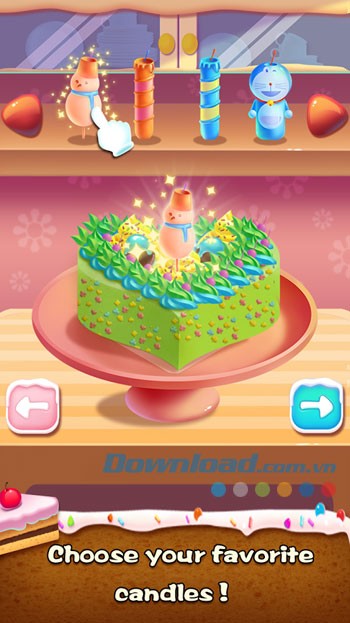 Chọn những cây nến lung linh