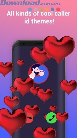 Hiệu ứng màn hình cuộc gọi siêu dễ thương